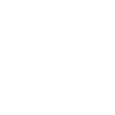 Simple white car icon on black background.